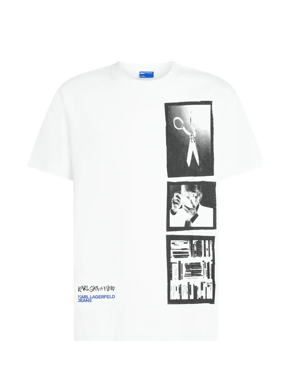 Karl Lagerfeld Jeans printed T-shirt - Bianco