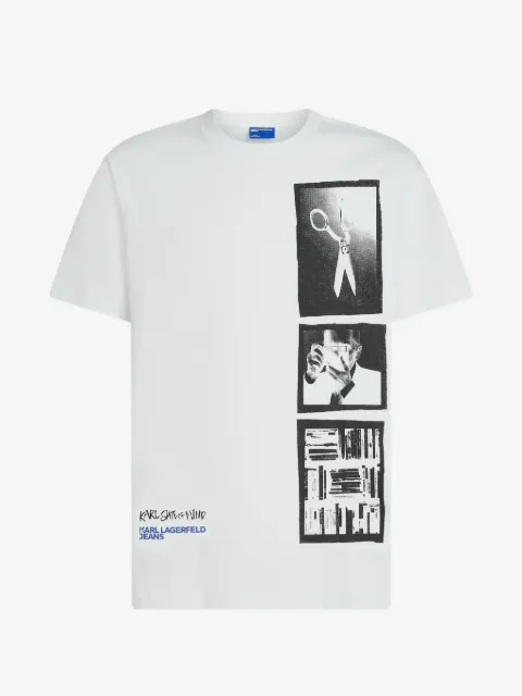 Karl Lagerfeld Jeans Polaroid print T-shirt