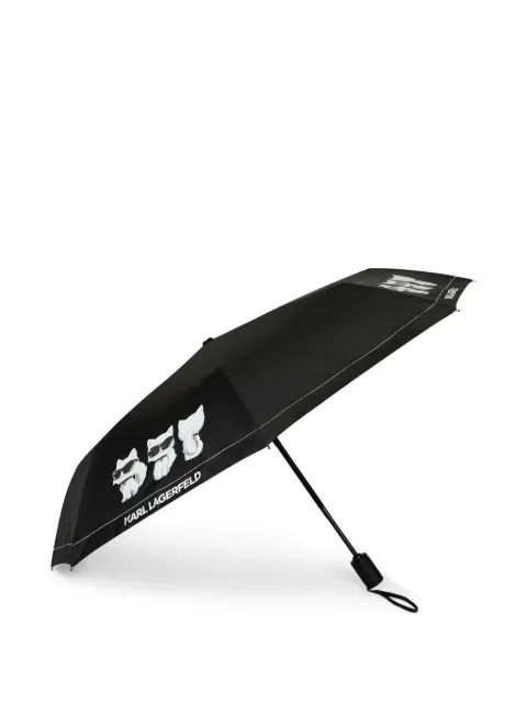 Karl Lagerfeld small Ikon Choupette umbrella (99cm x 28cm)