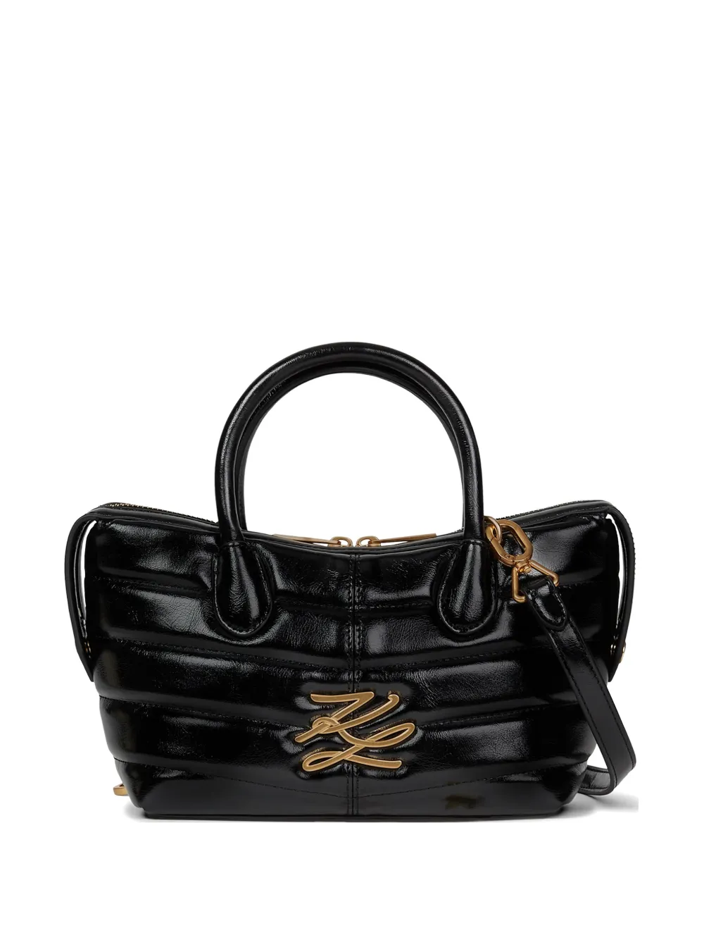 Karl Lagerfeld Gesteppte K/Autograph Handtasche - Schwarz