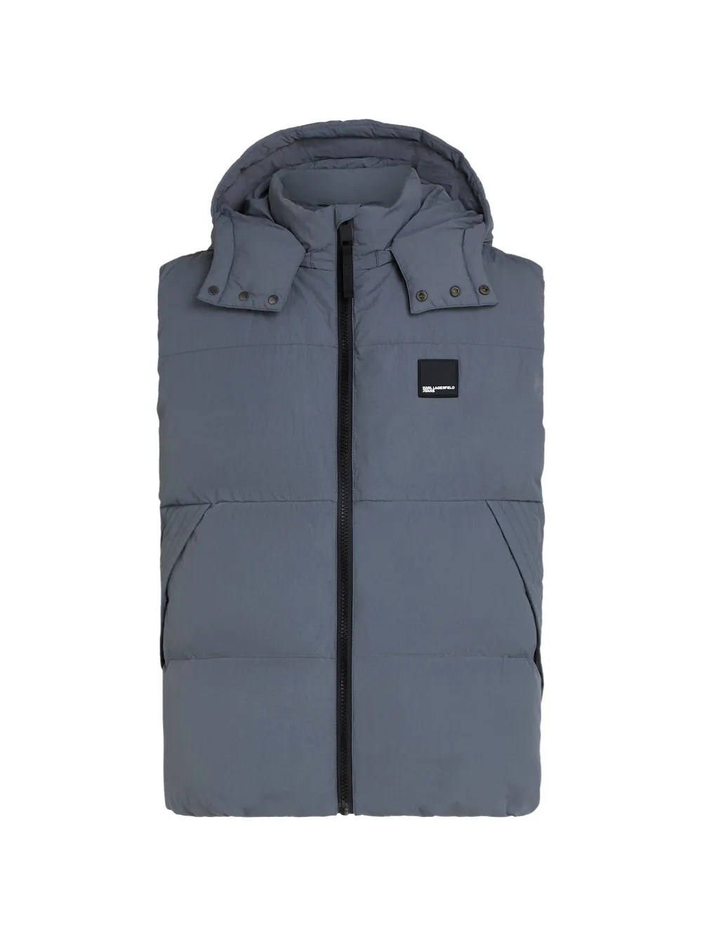 Karl Lagerfeld Jeans Gilet imbottito con cappuccio - Blu