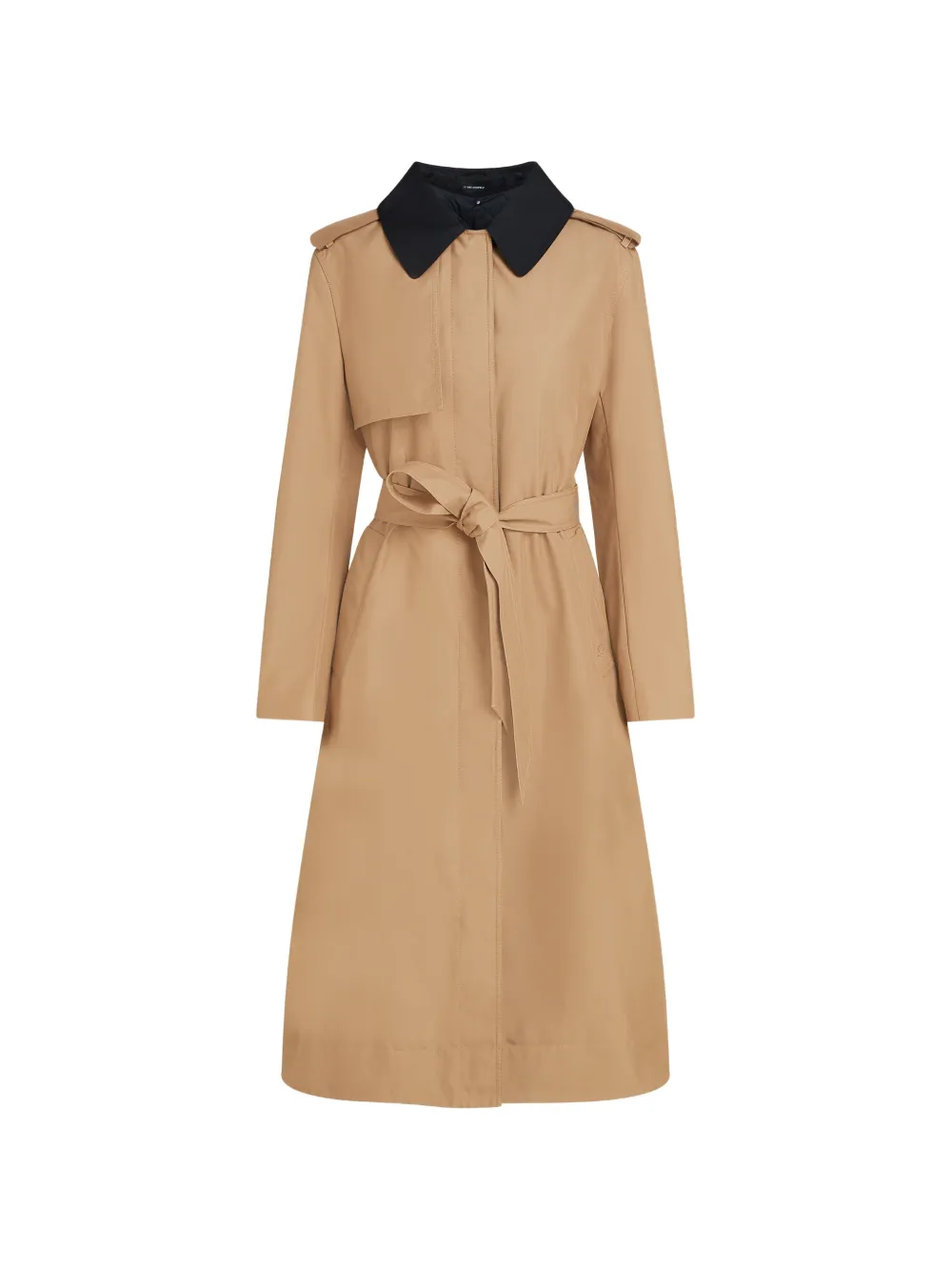 Karl Lagerfeld Trenchcoat mit Kontrastkragen - Nude