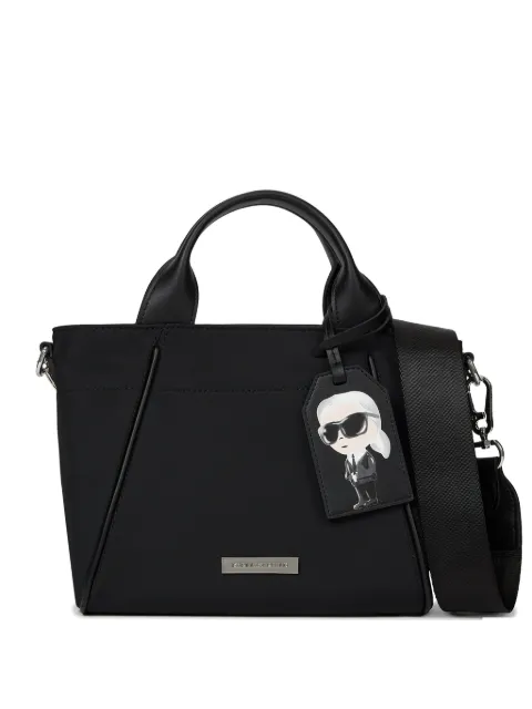 Karl Lagerfeld Ikon canvas tote bag