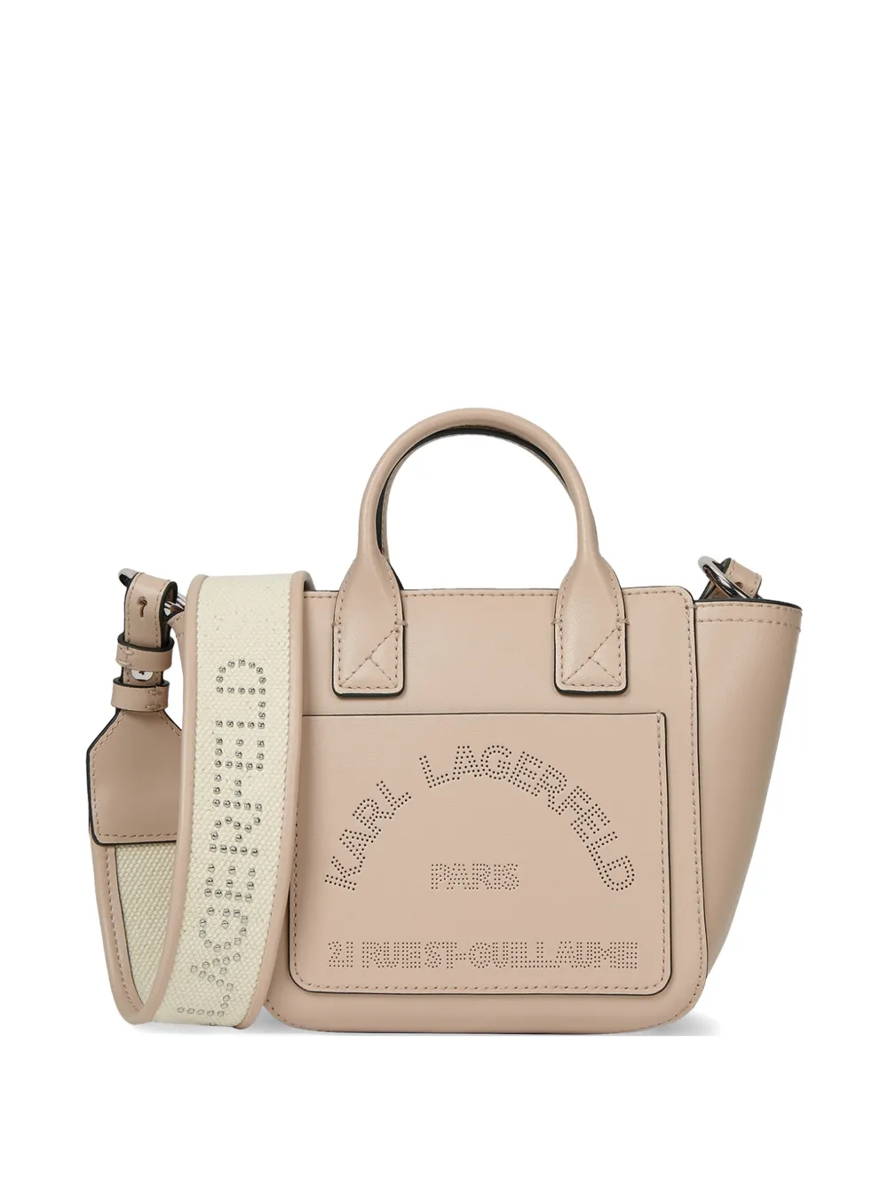 Karl Lagerfeld top-handle tote bag - Toni neutri