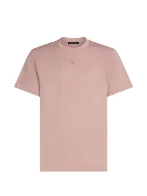 Karl Lagerfeld logo-embroidered T-shirt