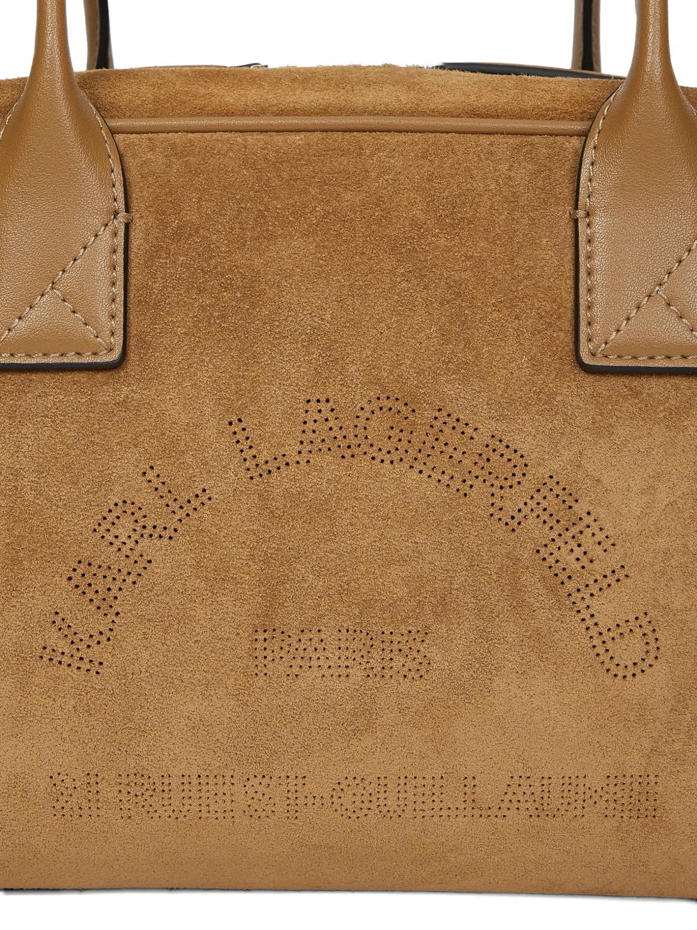 Karl Lagerfeld K Daily suède schoudertas Beige