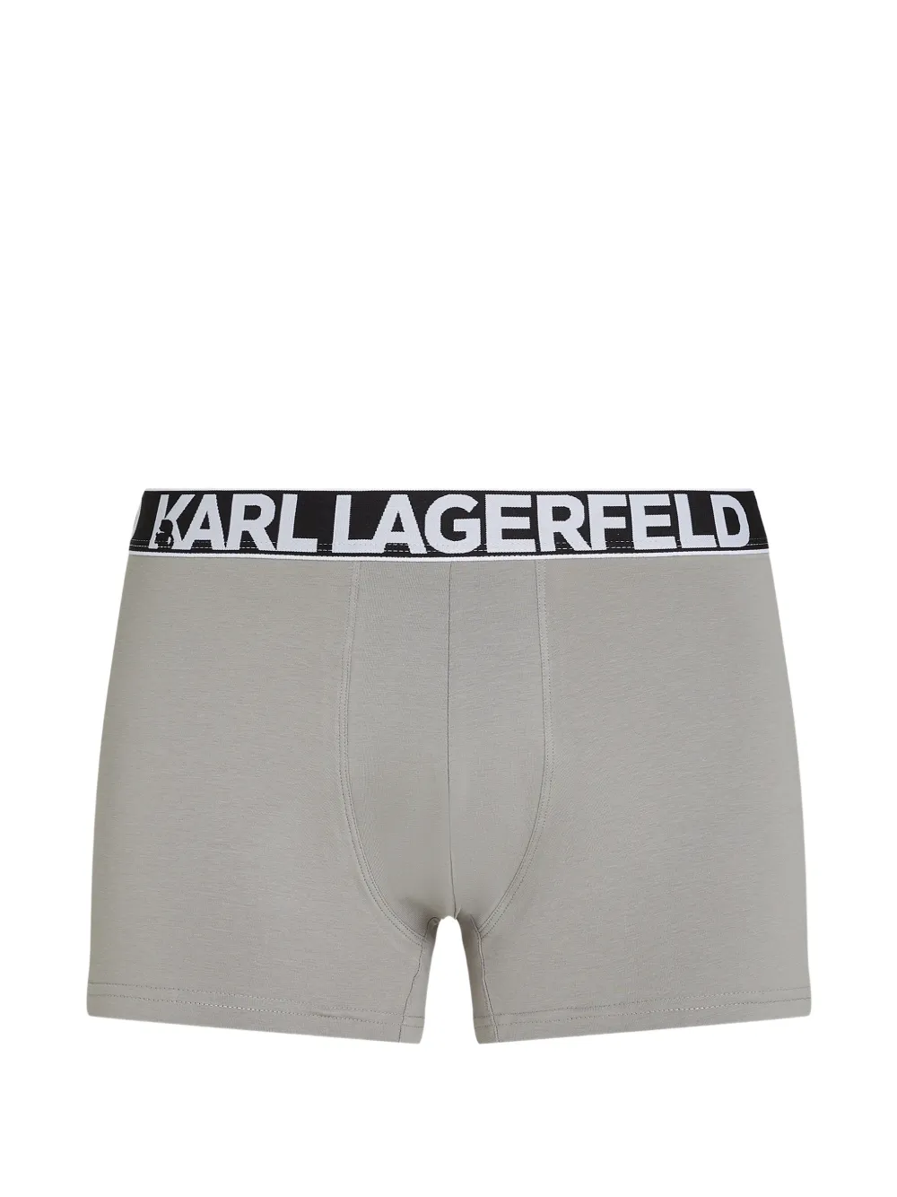 Karl Lagerfeld Drie boxershorts met logoband Grijs