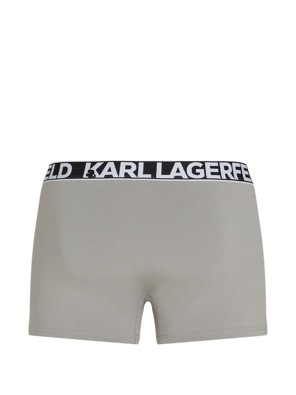 Karl Lagerfeld Drie boxershorts met logoband Grijs