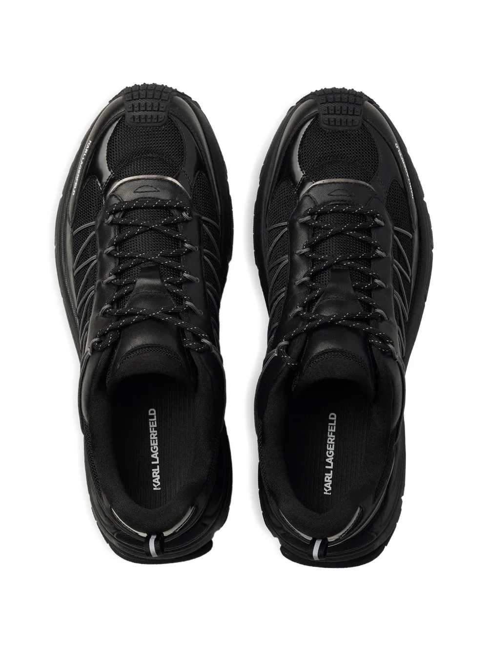 Karl Lagerfeld Jeans Orion Trail Kord low-top sneakers Zwart