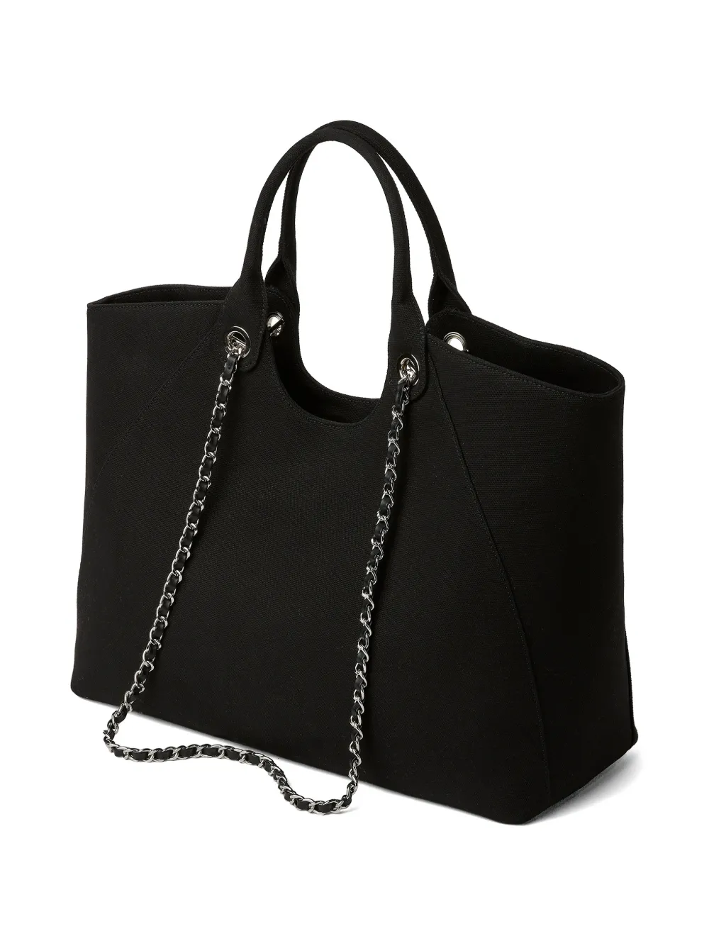 Karl Lagerfeld Rue St-Guillaume shopper met kettingbandje Zwart