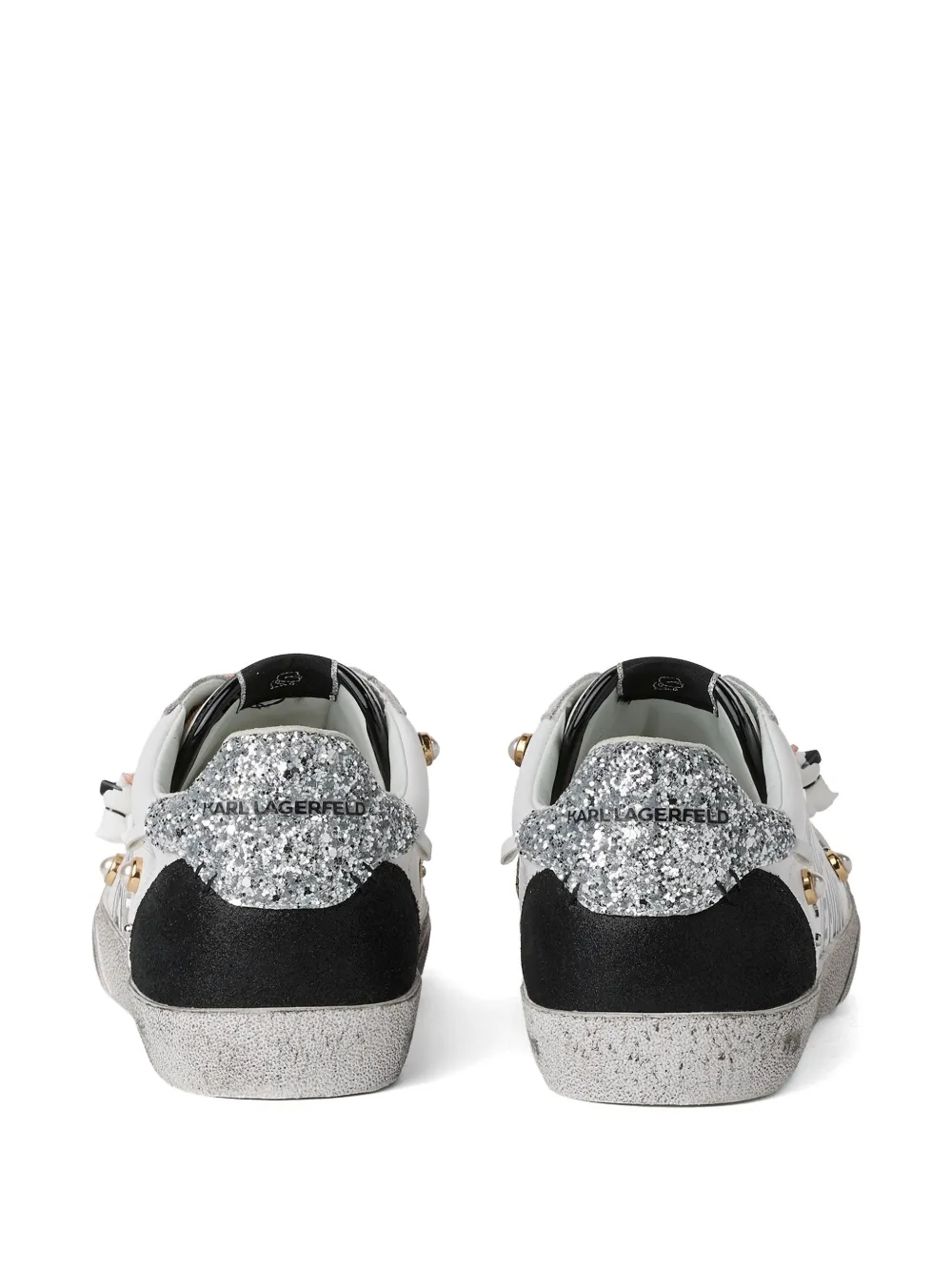 Karl Lagerfeld Jeans Skool Karl sneakers Wit