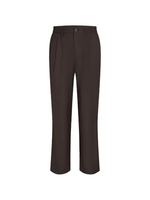 Karl Lagerfeld straight-leg wool-blend trousers