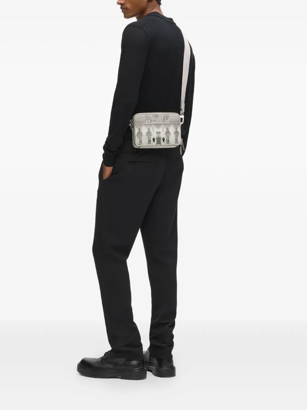 Karl Lagerfeld Rue St Gulliaume messengertas Grijs