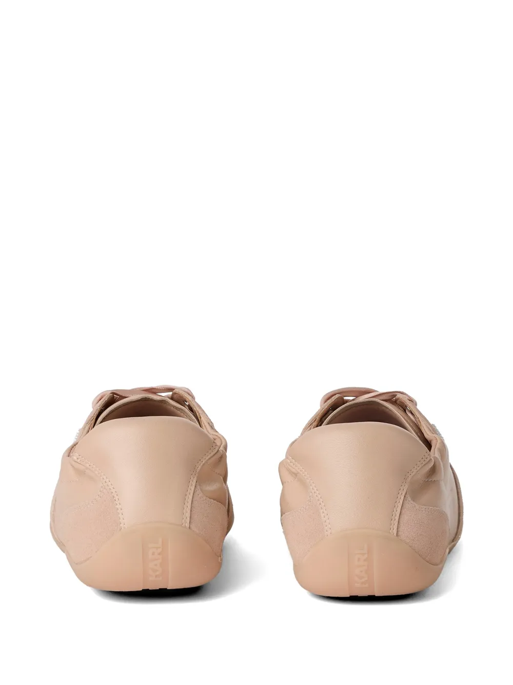 Karl Lagerfeld Altia sneakers verfraaid met parels Beige