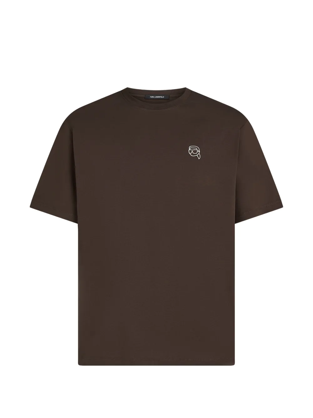 Karl Lagerfeld logo-print T-shirt - Braun