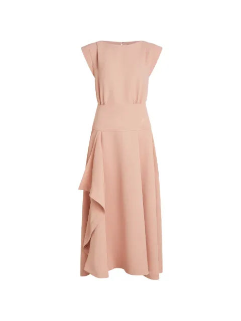 Karl Lagerfeld vestido midi manga corta