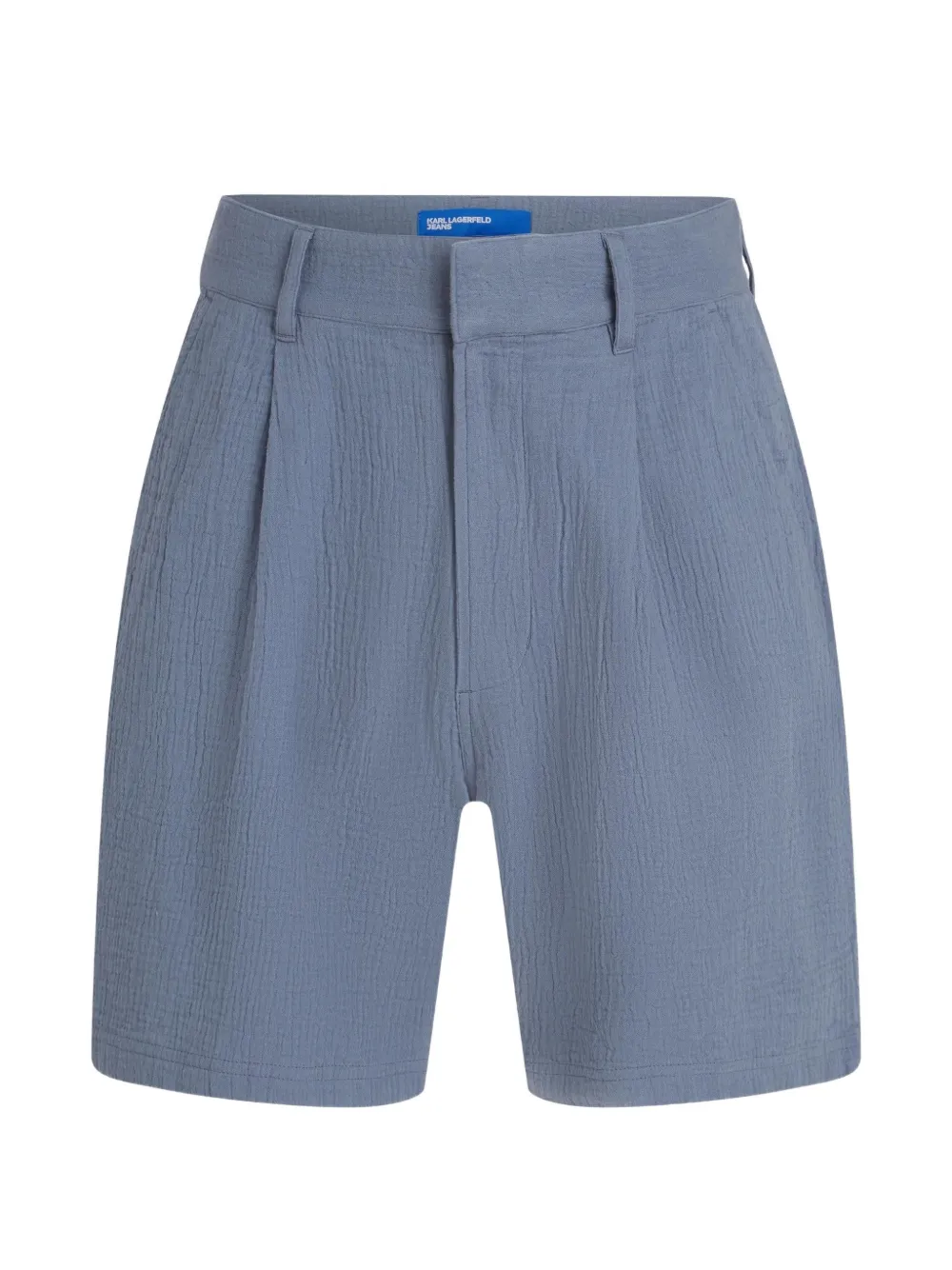 Karl Lagerfeld Jeans Gekreukte shorts Blauw