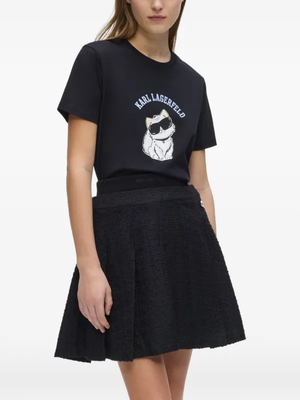 トップス Choupette Karl Lagerfeld Ikon Choupette T-shirt | Black | FARFETCH