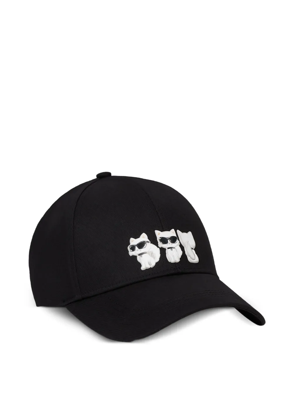 Karl Lagerfeld Cappello da baseball Ikon Choupette - Nero