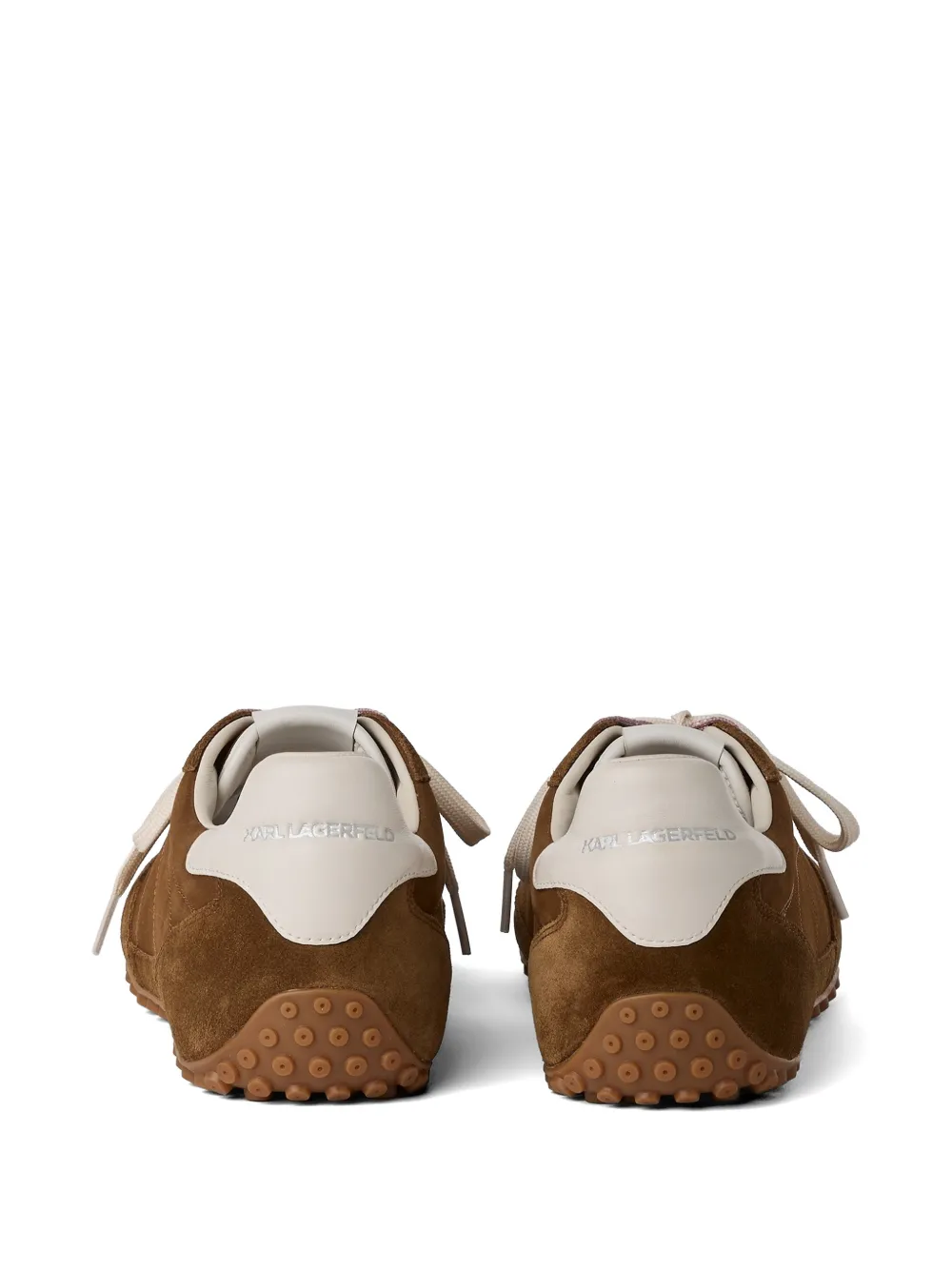 Karl Lagerfeld Astra Volley suède sneakers Bruin