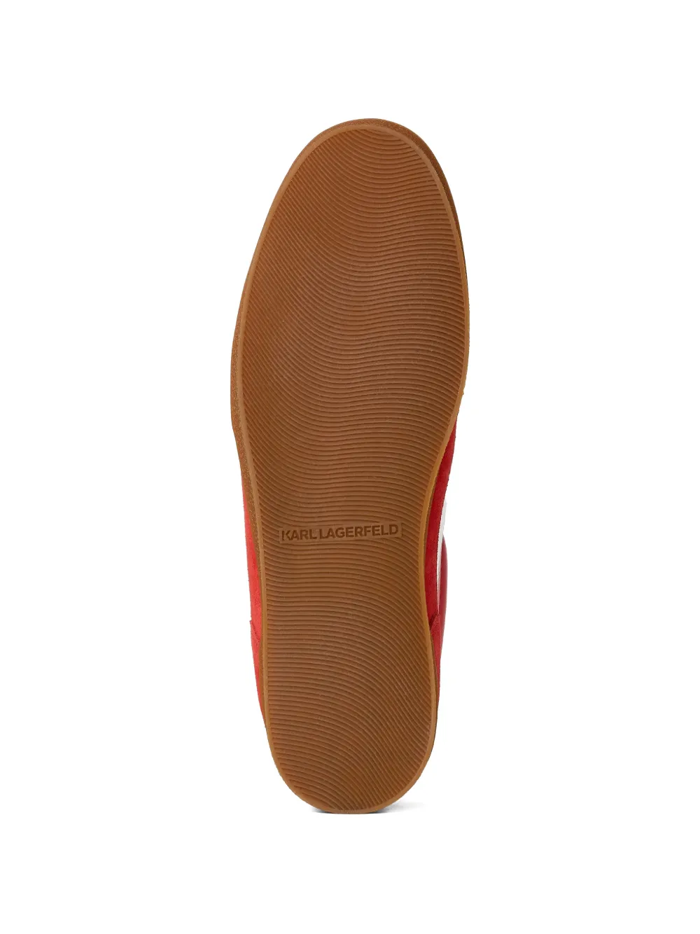 Karl Lagerfeld Jeans Kandidate leren sneakers Rood