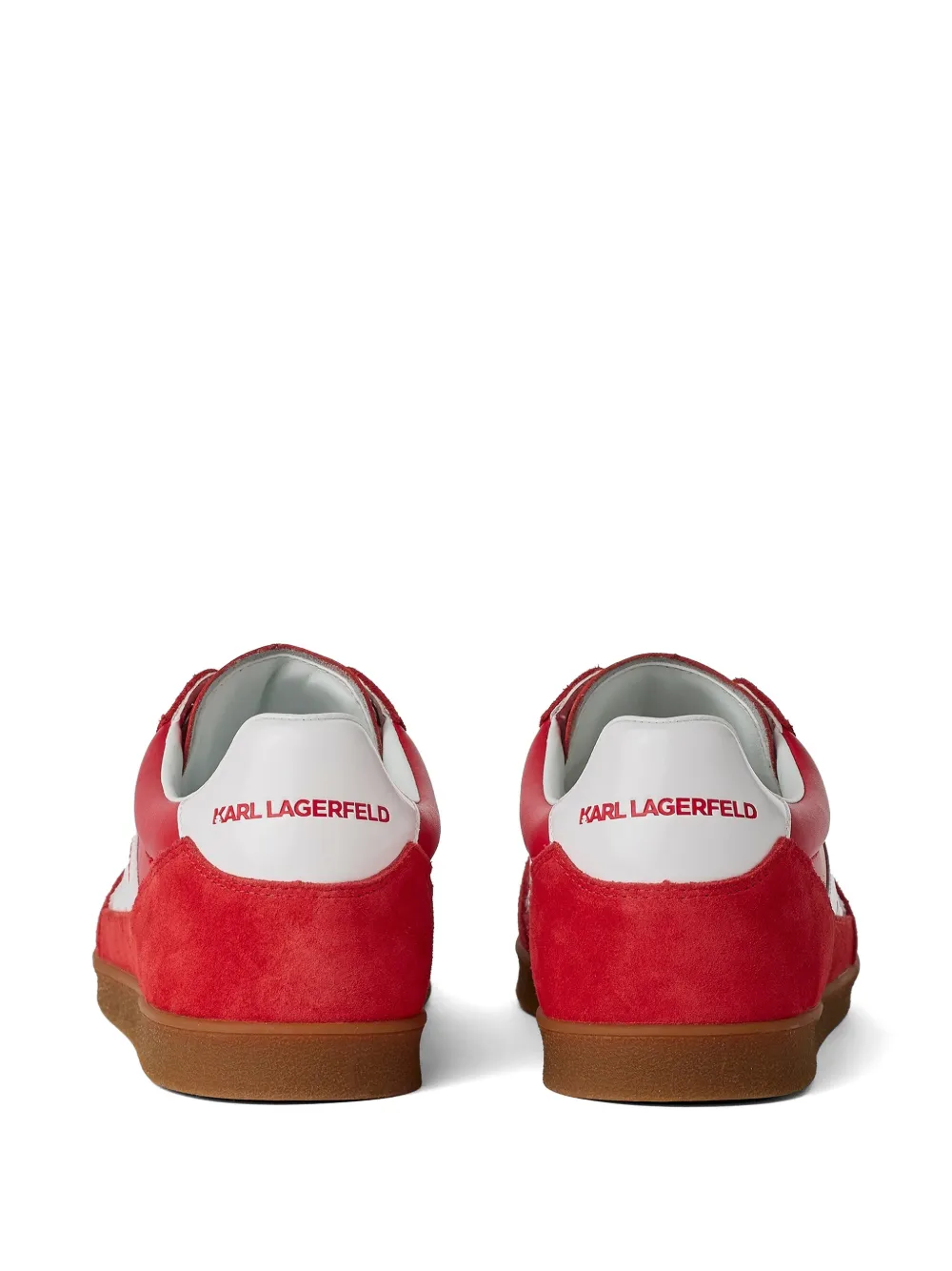 Karl Lagerfeld Jeans Kandidate leren sneakers Rood
