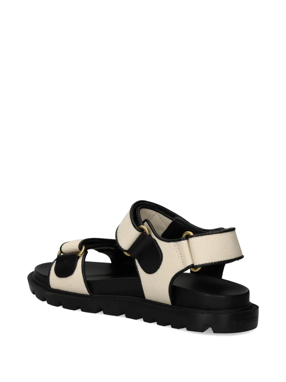 Coach Brynn logo sandals Beige