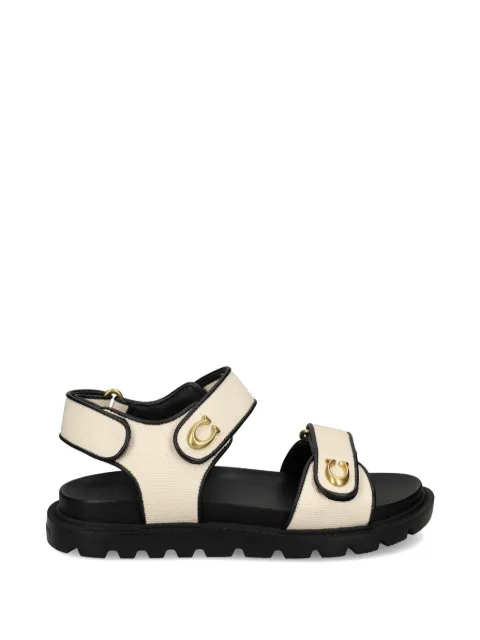 Coach Brynn logo sandals