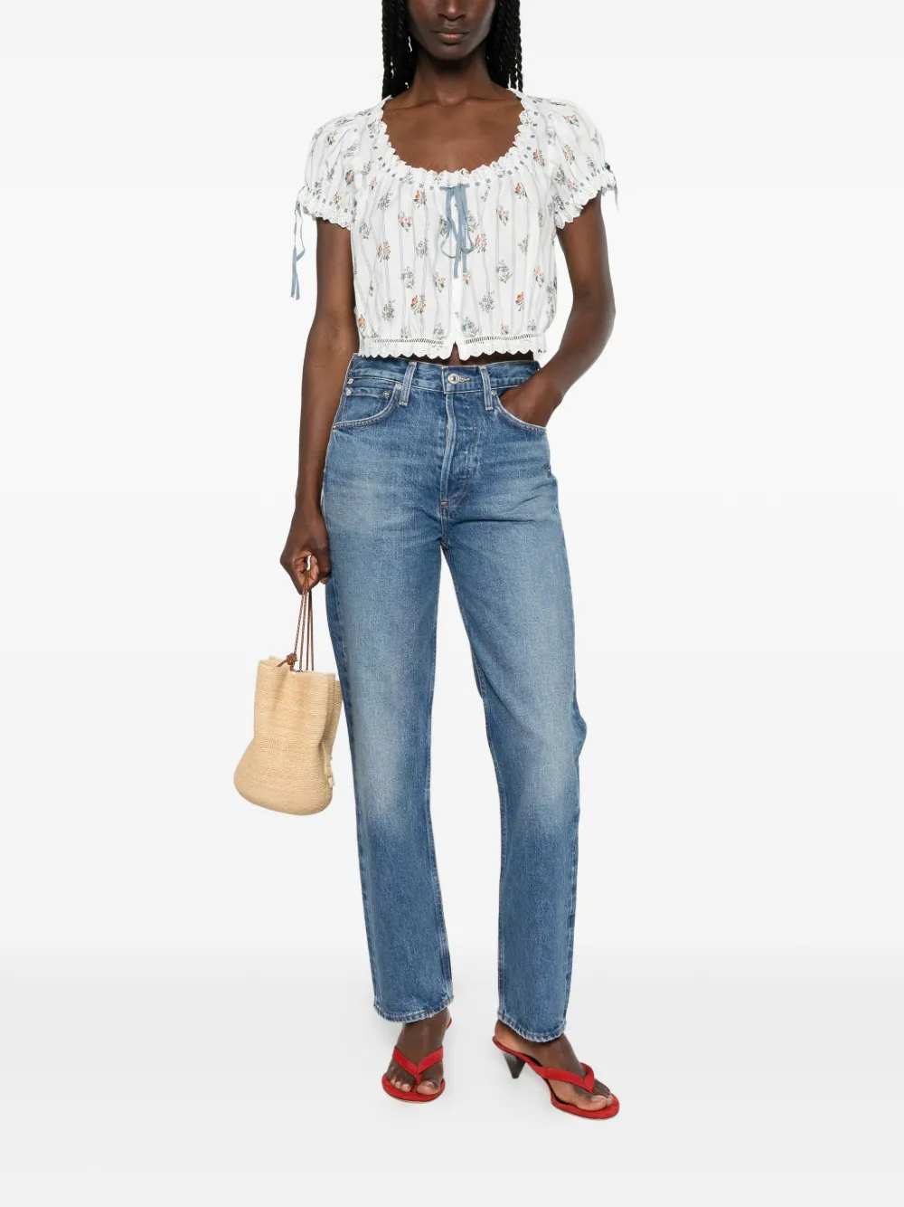 Citizens of Humanity Blaine straight jeans Blauw