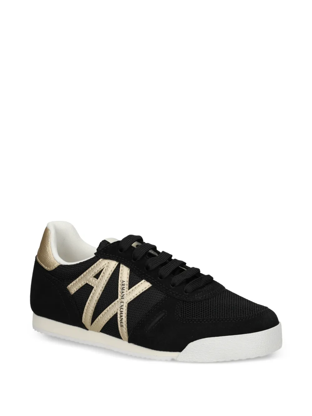 Armani Exchange logo-detail sneakers Zwart