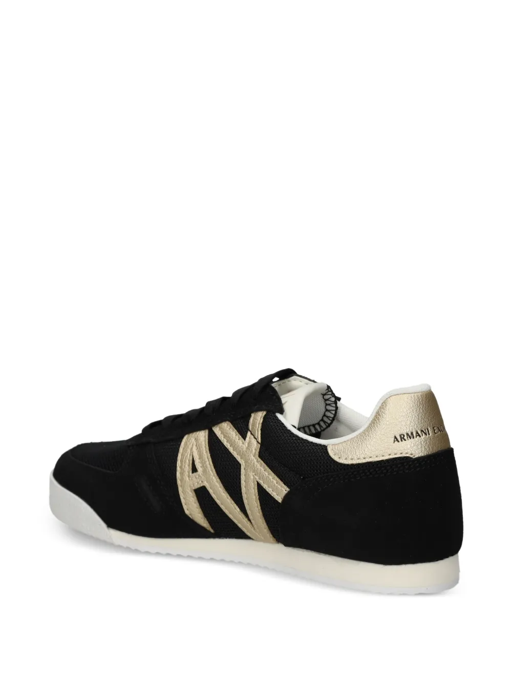 Armani Exchange logo-detail sneakers Zwart