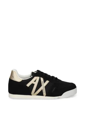 Armani Exchange side-logo low-top Sneakers | Black | FARFETCH