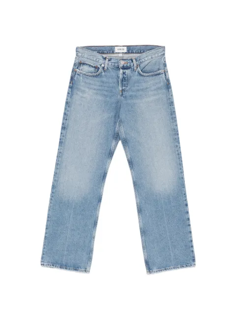AGOLDE faded-effect straight-leg jeans
