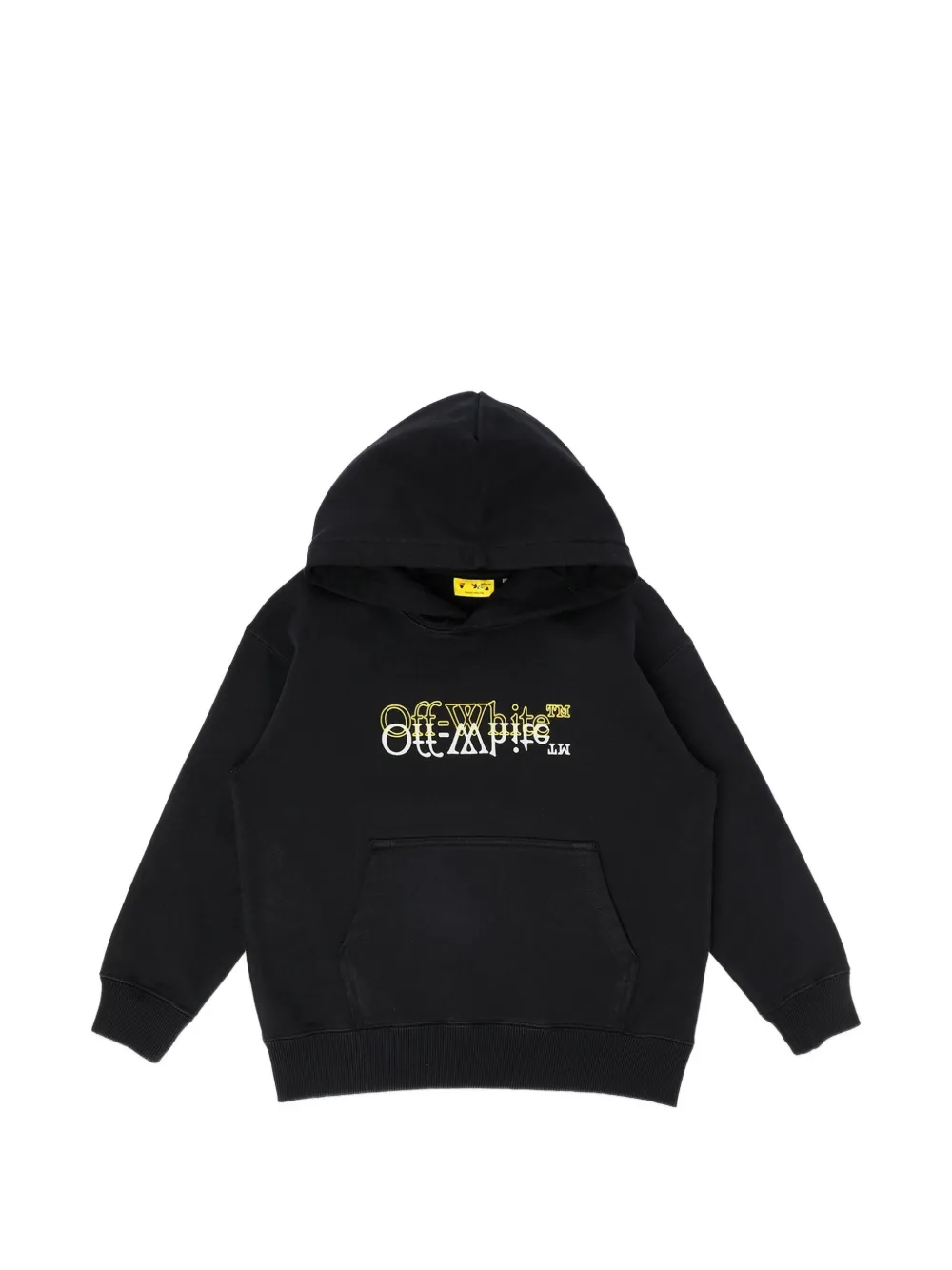 Off-White Kids Big Bookish Double hoodie - Nero