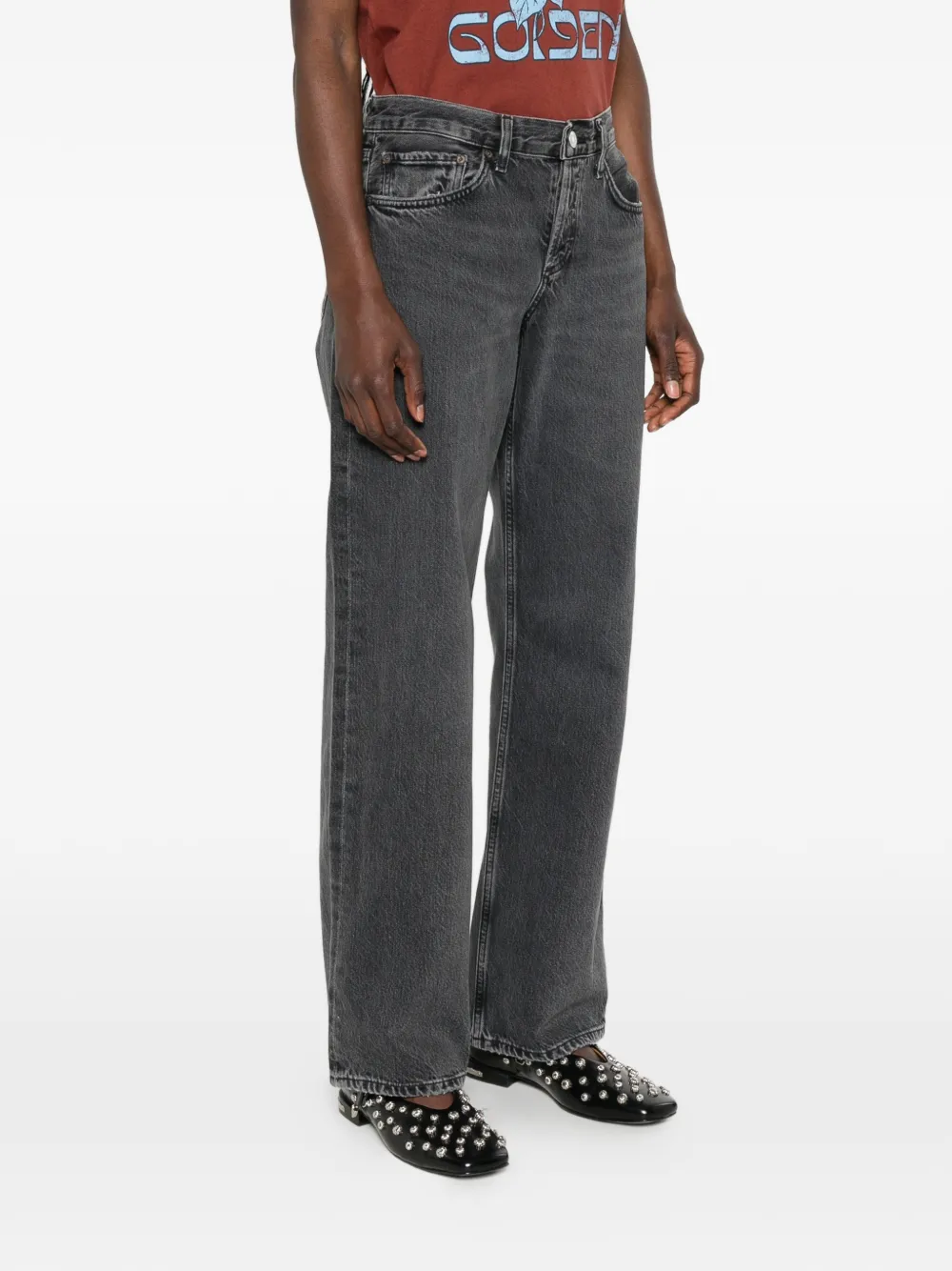 Citizens of Humanity Jeans met wijde pijpen Grijs