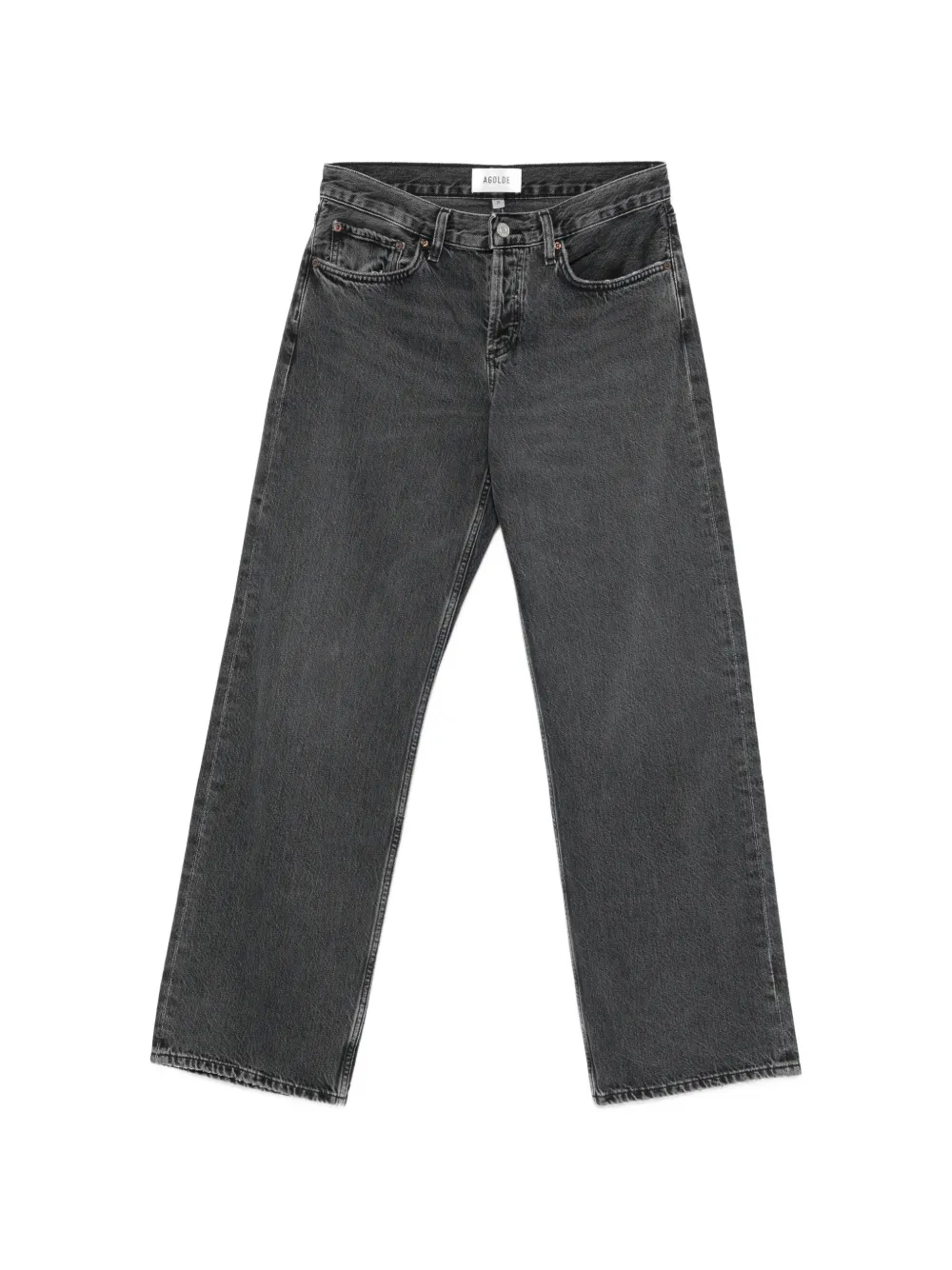 Citizens of Humanity button-fastening wide-leg jeans - Grigio