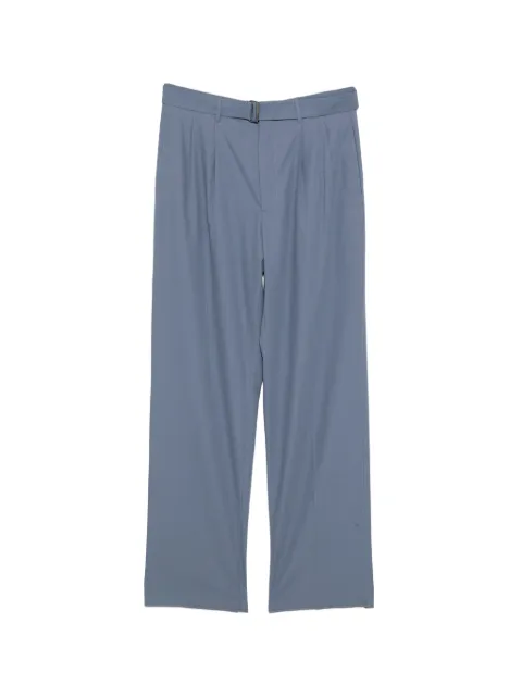 Tagliatore belted straight-leg trousers