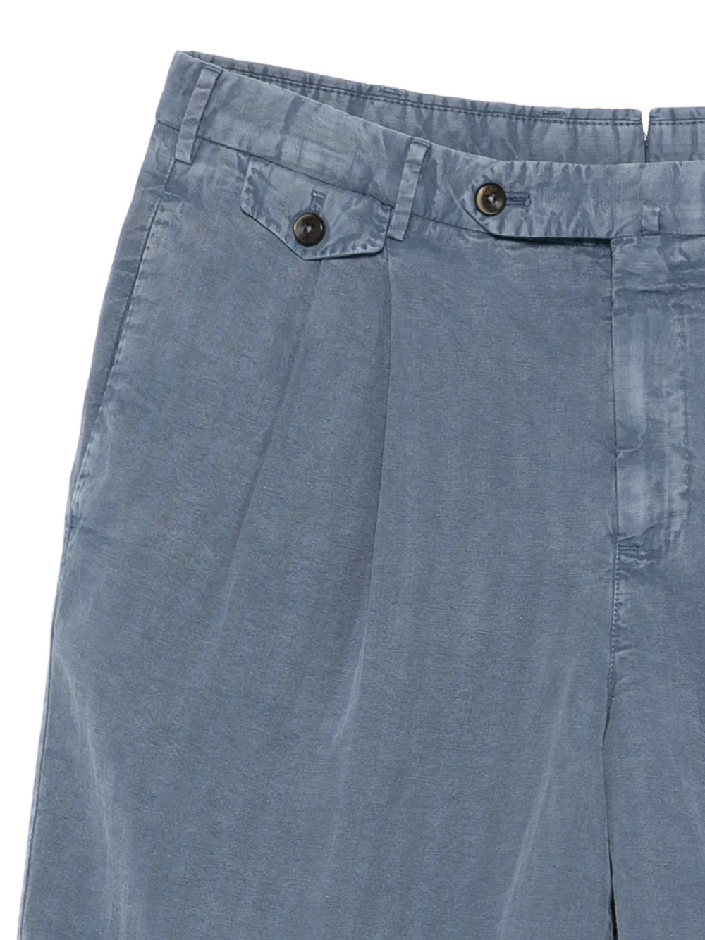 PT Torino Geplooide shorts Blauw