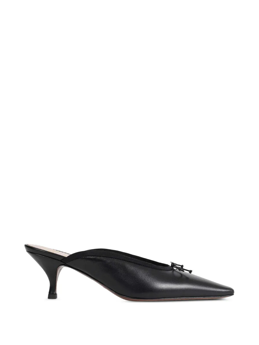 Vivienne Westwood Margot bow-detail pointed mules - Nero
