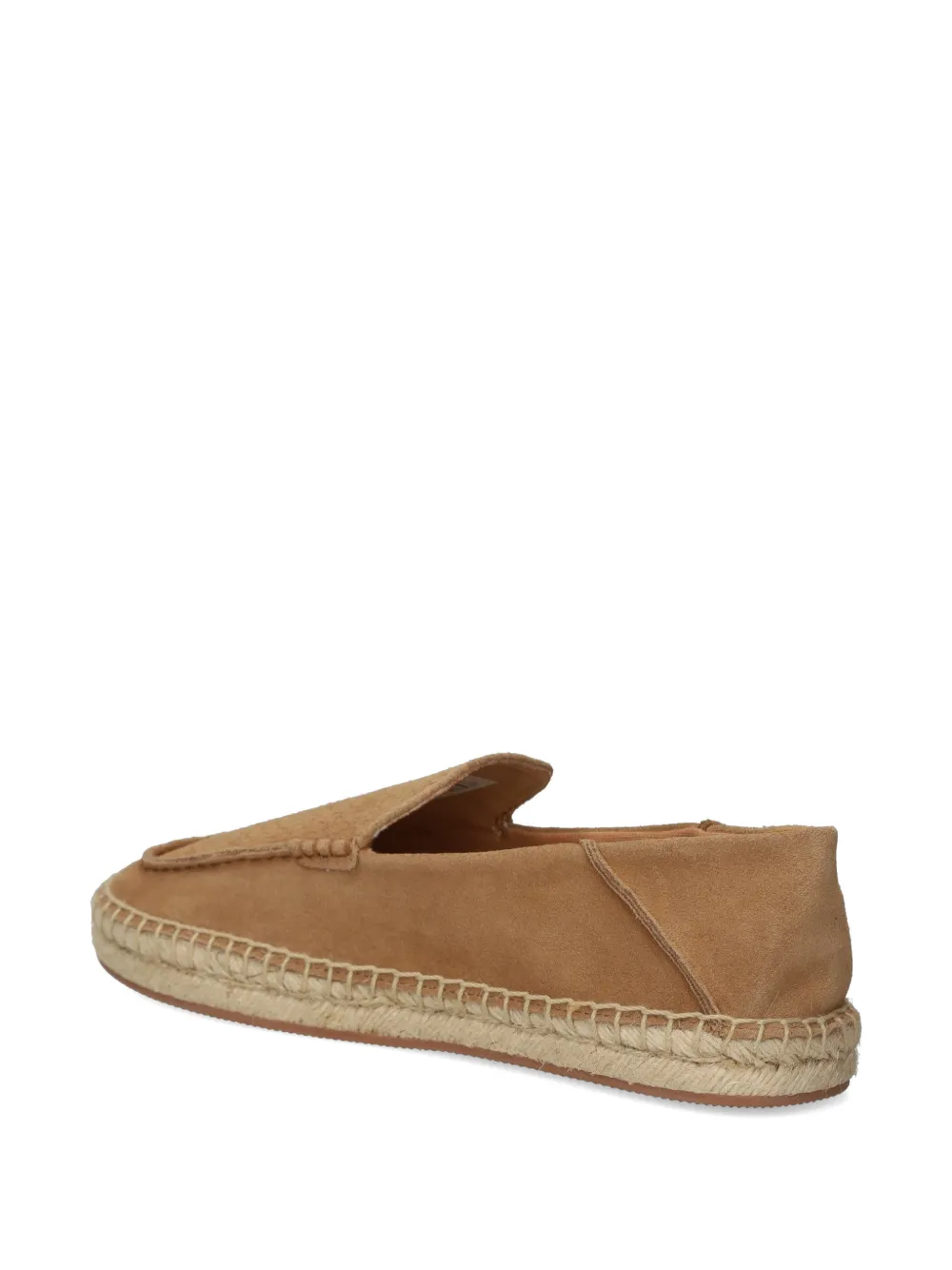 BOSS textured leather espadrilles Beige