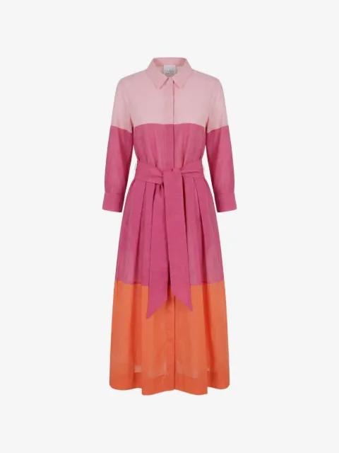 Sara Roka Abito midi Mariaedna90 con design color-block