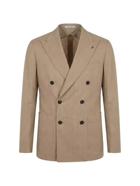 Tagliatore Montecarlo double-breasted linen blazer