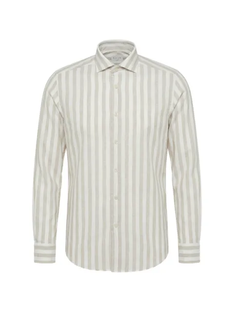 Xacus Active vertical-stripe long-sleeve shirt