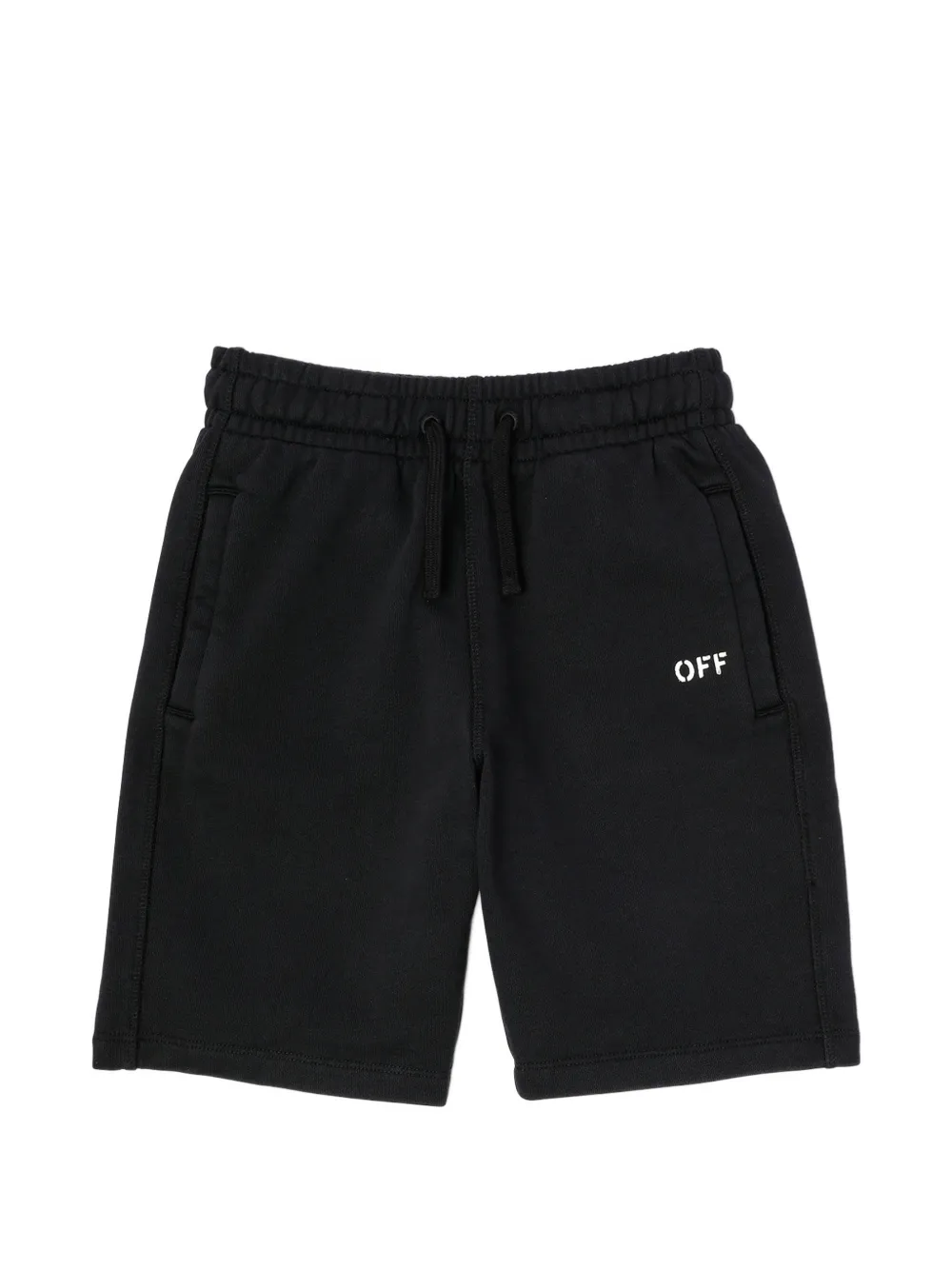 Off-White Kids Diag Paint shorts - Nero