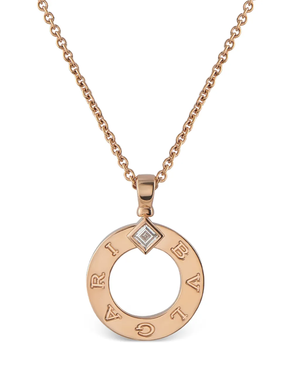 Bvlgari Pre-Owned diamond pendant necklace - Rosa