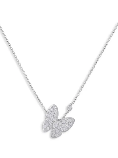 Van Cleef & Arpels Two Butterfly diamond necklace