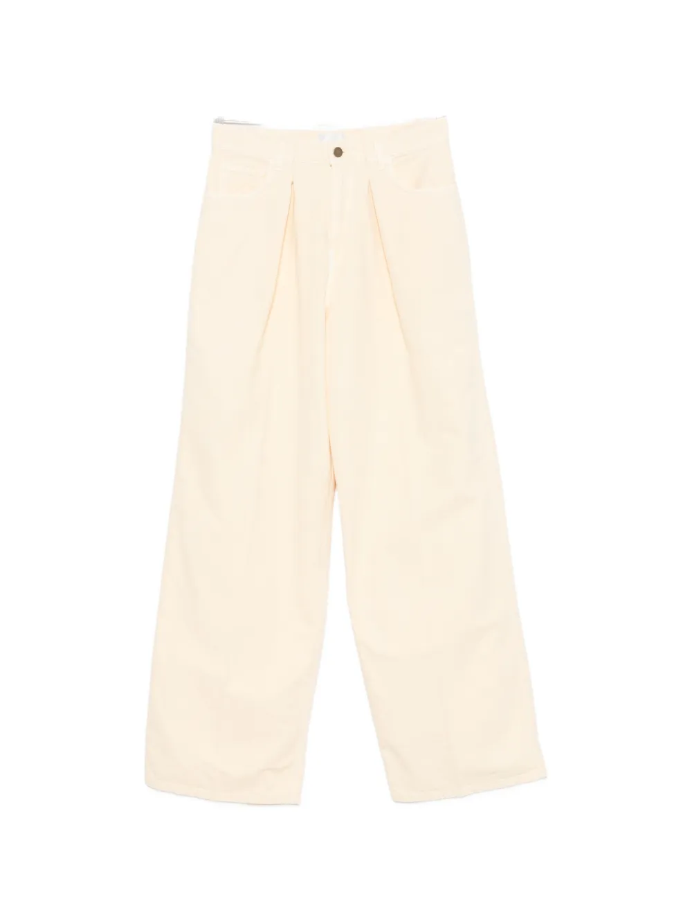 Haikure Candy pleated pocket trousers - Toni neutri