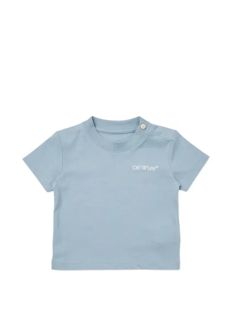 Off-White Kids camiseta con logo estampado