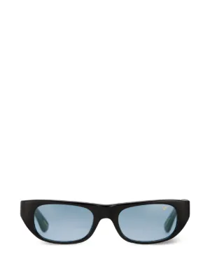 POLO RALPH LAUREN EYEWEAR oval-frame Sunglasses | Blue | FARFETCH CA