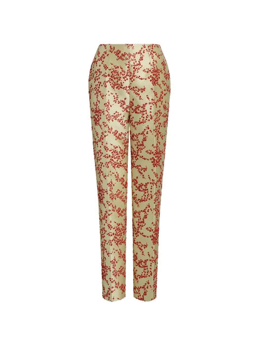 Alberta Ferretti Pantaloni a fiori - Verde